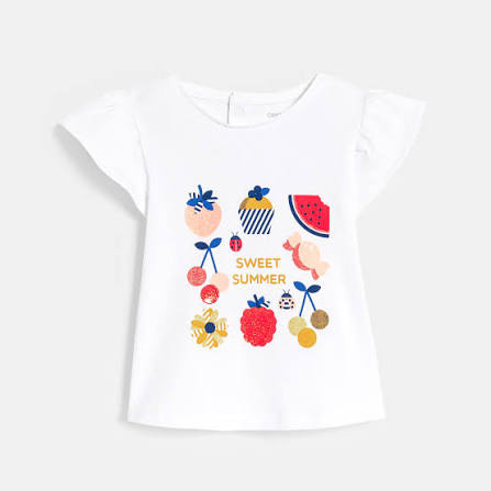T-shirt Okaidi — Fille enfant Chiccou