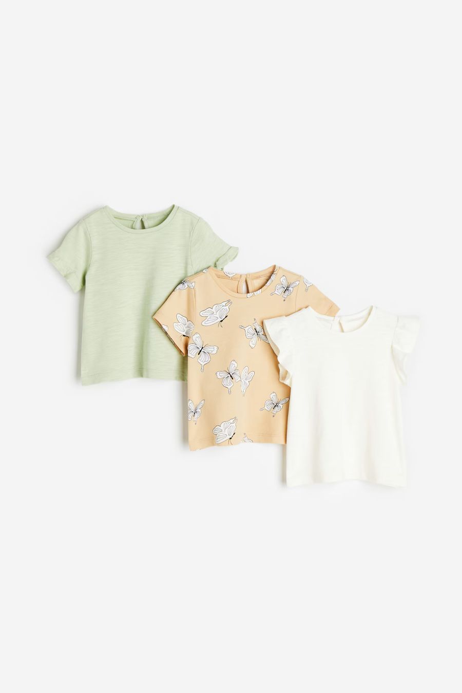 3 Pack T-shirt H&M — Bébé Fille enfant Chiccou